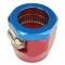 Camaro Heater Hose Clamp, Red/Blue, 5/8
