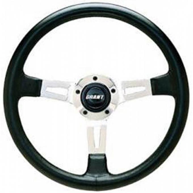 Camaro Steering Wheel, Three-Spoke, Collector's Edition, Black, Grant, 1970-1988