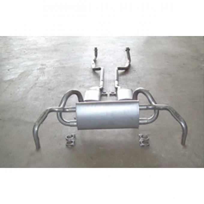 Exhaust System, Big Block With Resonators, Original Style, 1967-1968