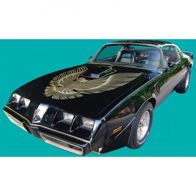 Firebird Decal Set, Gold, Two Color, Trans Am, Special Edition, Ultimate Kit, 1981