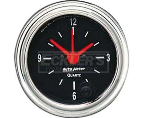 Firebird Clock, Chrome AutoMeter