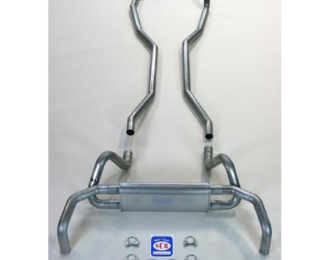 Camaro Original Style Exhaust System, For Big Block With Manifolds, 2-1/2", 1967-1969