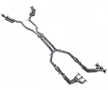 Camaro 1-3/4'' x 2-1/2'' Headers With H-Pipe & Cats, Off Road Use Only, V6, 2010-2011