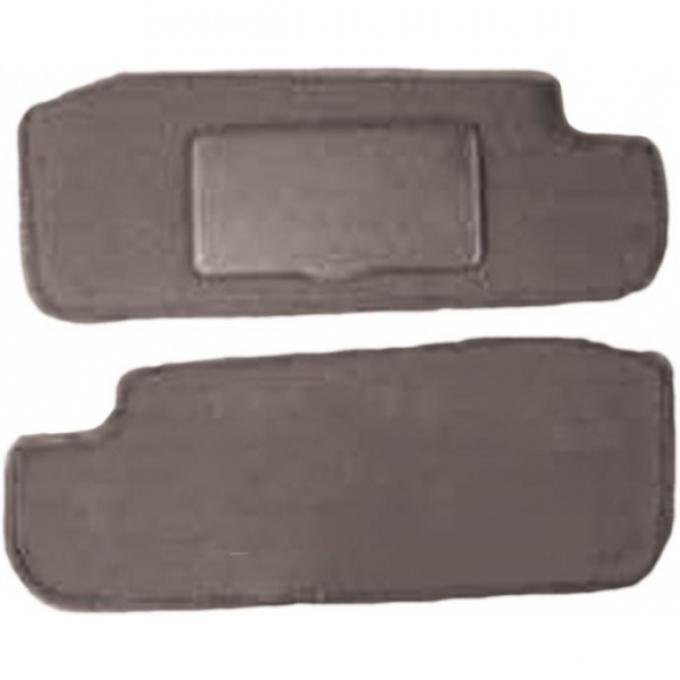 Camaro Sunvisors, With Passenger Side Mirror, 1993-2002 | 93-02 Charcoal