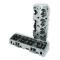 Camaro Cylinder Heads, Small Block, Angle Spark Plug, Aluminum, Patriot Performance 1967-1969