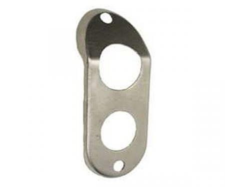 Firebird Heater Box Tube Flange Plate, Big Block, 1967-1969