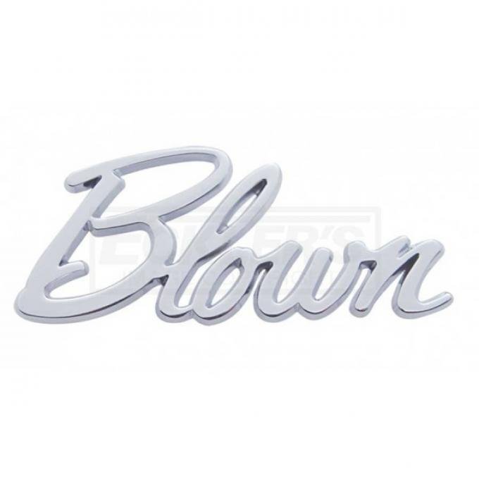 Firebird "Blown" Script Emblem, Chrome, 1967-2002
