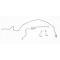 Camaro Brake Line Set, Front, For Cars With A V8 Engine, 1982-1983