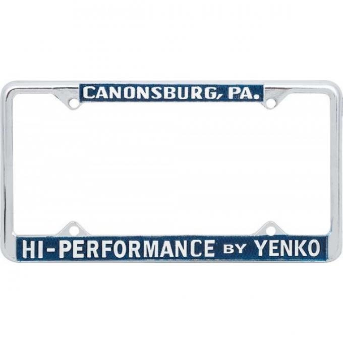 Yenko License Frame, High Performace By Yenko