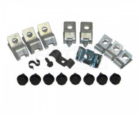 Trans Am Fuel Line Clips, 3/8, For Cars WIth Return Line, 1982-1992