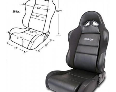 Mustang Bucket Seat, Sportsman Series, Left