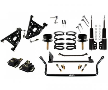 Firebird Front End Suspension Speed Kit 3, Single Adjustable Shocks, 1982-1992