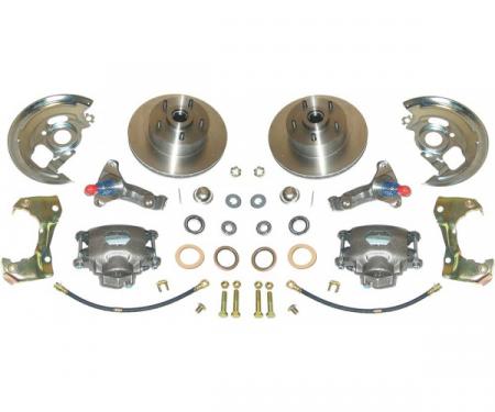 Camaro Brake Conversion Kit, Front, Disc, Upgraded Chrome, 1967-1969