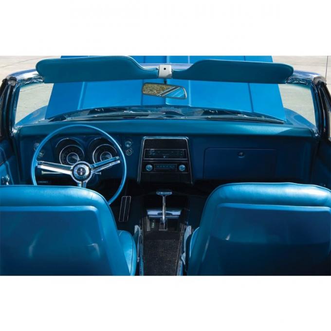 Camaro Sunvisors, For Deluxe Interior, 1970-1973