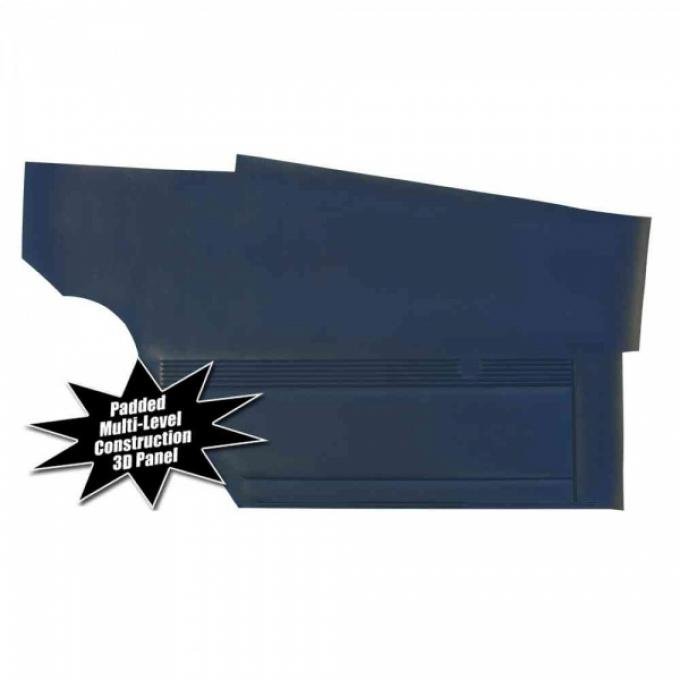 Legendary Auto Interiors Firebird Panels, Rear Side, Hardtop, Standard,  Unassembled, 1968