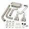 Camaro Exhaust System, Power-Pulse, With Pro-Series 3-1/2 Tips, LT1 Dual Cats, CORSA, 1995-1997