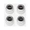 Camaro 1980-1981 Corvette Pace Car Style Chrome Wheel Cap Set, For Corvette Style Aluminum Wheels