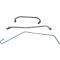 Camaro Fuel Pump To Carburetor Fuel Line Set, 396ci/325hp & 396ci/350hp, 1970