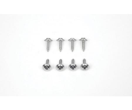 Firebird Armrest & Side Well Cover Screw Kit, Rear, Convertible, 1967-1969