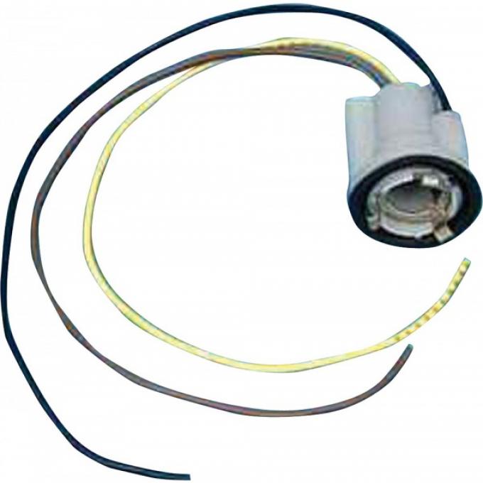Camaro Taillight Socket, With Wiring Pigtail, 1969-1981