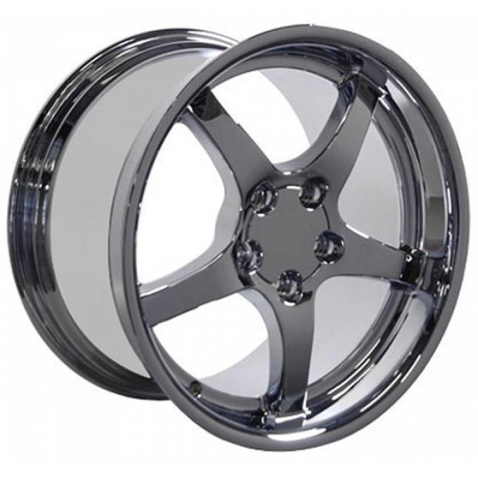 Firebird 18 X 10.5 C5 Style Deep Dish Reproduction Wheel, Chrome, 1993-2002