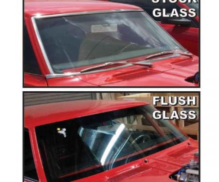 Camaro Flush Mount Windshield And Rear Glass, Tinted, 1967-1969 