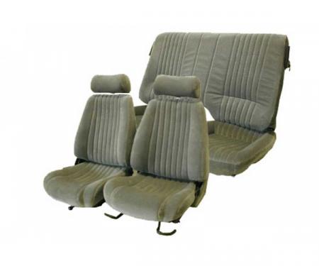 Firebird Seat Covers, Front And Rear, Split Rear Seat, Trans-Am, Encore Velour, 1985-1992