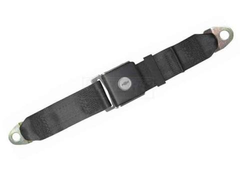 Seatbelt Solutions 1967-1972 Camaro Lap Belt, 60" with Bowtie Lift Latch, Rear