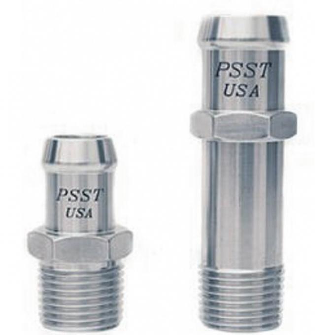 Camaro Intake & Water Pump Heater Hose Fittings, Stainless Steel, With