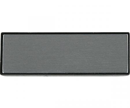 Door Pull Strap Insert, Brushed Aluminum, 1976-1987