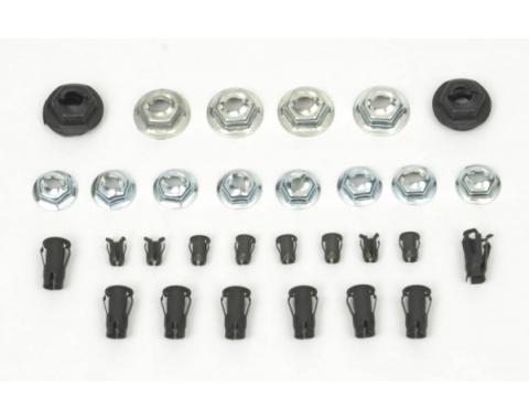 Camaro Emblem Fastener Set, Super Sport (SS) & Rally Sport (RS)/Super Sport (SS), 1969