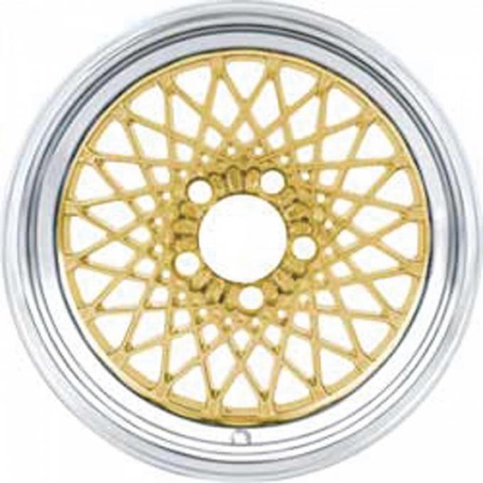 Firebird GTA Wheel, 16" x 8", Gold, 1987-1992