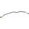 Right Stuff 1969 Camaro Brake Line Set, Rear Axle, Stainless Steel, Multi-Leaf Spring, 2-Piece, Disc Conversion FRA69RDS