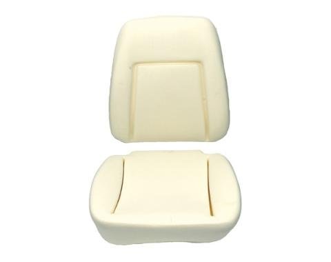 Camaro Bucket Seat Foam Cushion, With Reinforcing Wire, Deluxe Interior, 1969