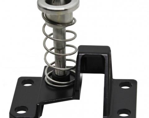 Hood Latch Assembly, Billet, Black,1967-1981