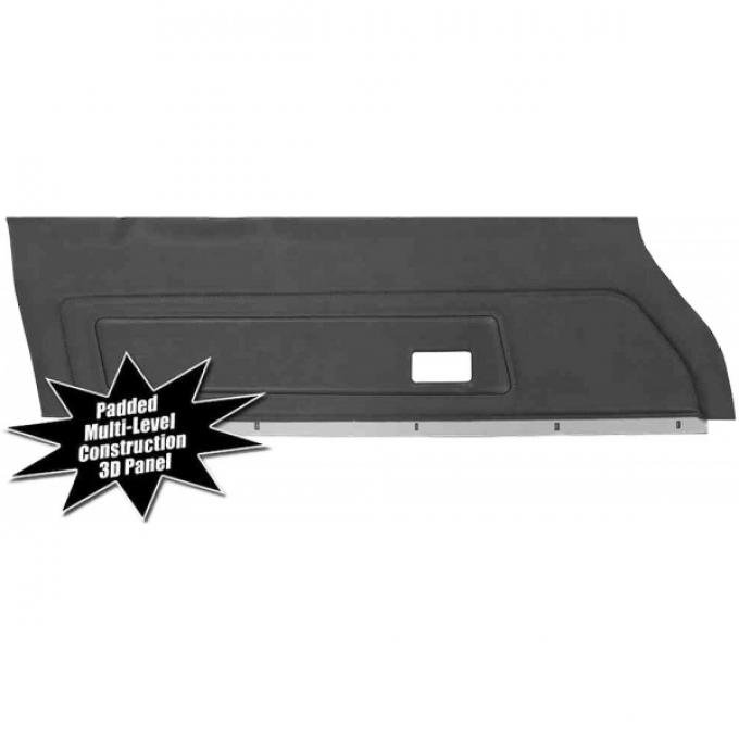 Legendary Auto Interiors Firebird Door Panels, Front, Deluxe, Show Correct, Unassembled, 1973-1976