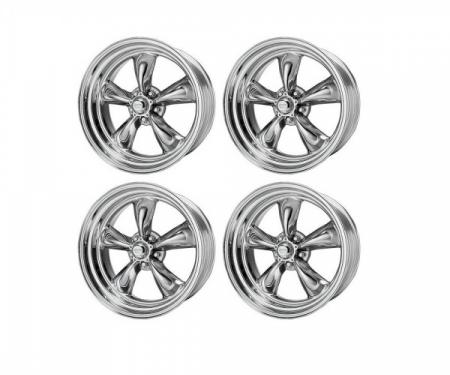 Chevy American Racing Torq Thrust II Wheel Set, Polished Aluminum, 16X7 & 16X8