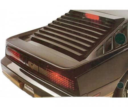 Firebird Louvers, Rear Window, Aluminum, With Brake Light, 1982-1992