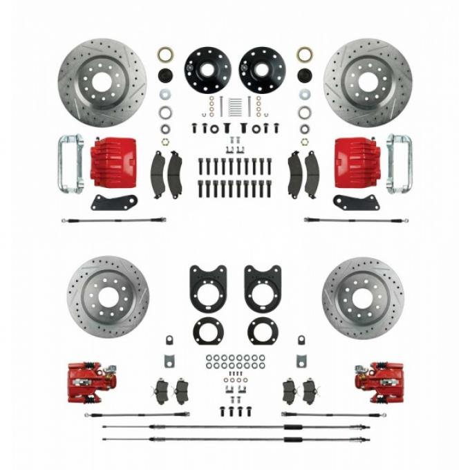 Nova Big Brake Disc Brake Conversion, Four Wheel Kit, 19681974