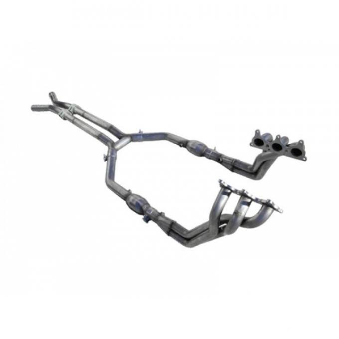 Camaro 1-3/4'' x 2-1/2'' Headers With H-Pipe, Connectors, And Catback, Off Road Use Only, V6, 2010-2015