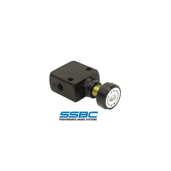 Camaro Brake Proportioning Valve, Adjustable, Black, SSBC, 19671969