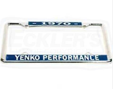 Yenko Performance License Frame, 1970
