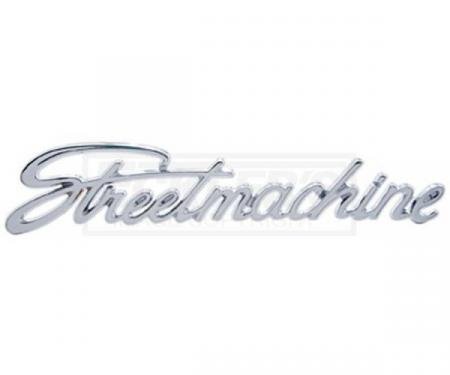 Firebird "Street Machine" Script Emblem, Chrome, 1967-2002