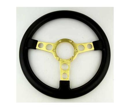Firebird Formula Wheel, Black With Gold, 1970-1981