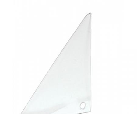 Firebird Vent Window Glass, Clear, Coupe & Convertible, Left,1967