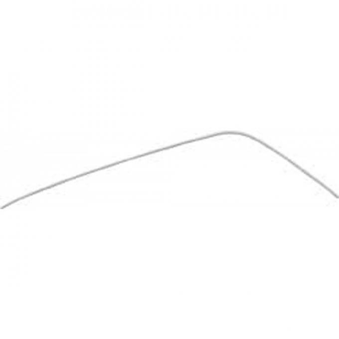 Firebird Roof Drip Molding, Left, With Vinyl Top, 1973-1977