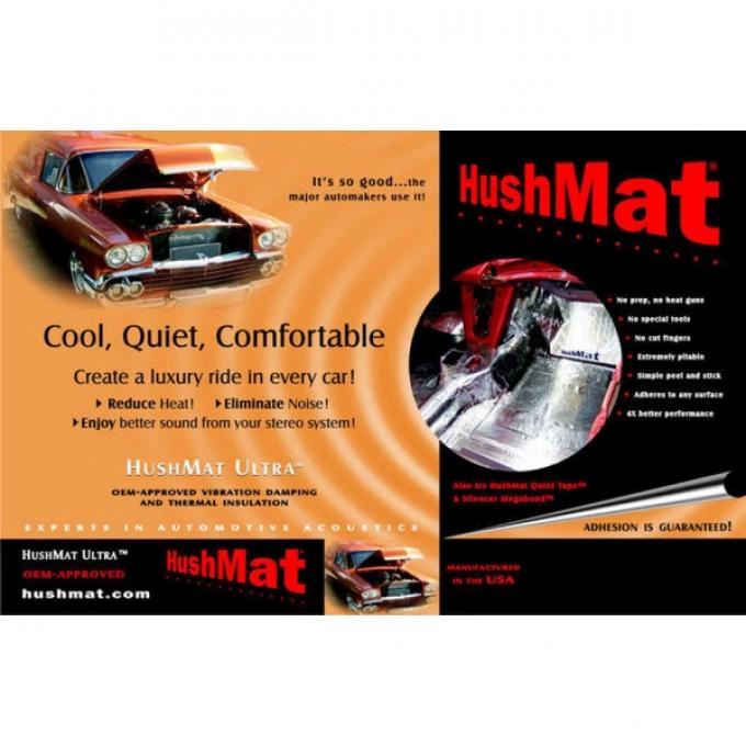 Hushmat Ultra Insulation, Doors Or Roof, S-10 Or S-15 Crew Cab & Small Jimmy & Blazer, 1982-2004