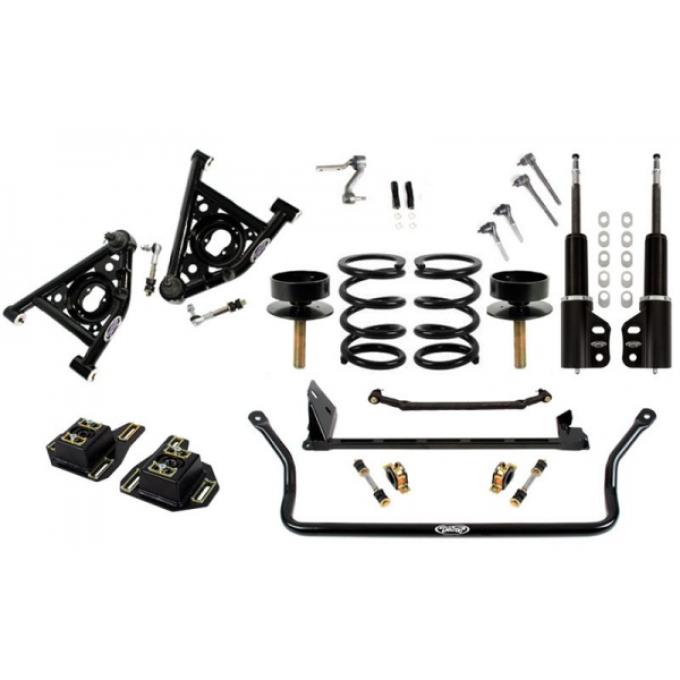 Camaro Front End Suspension Speed Kit 3, Single Adjustable Shocks, 1982-1992