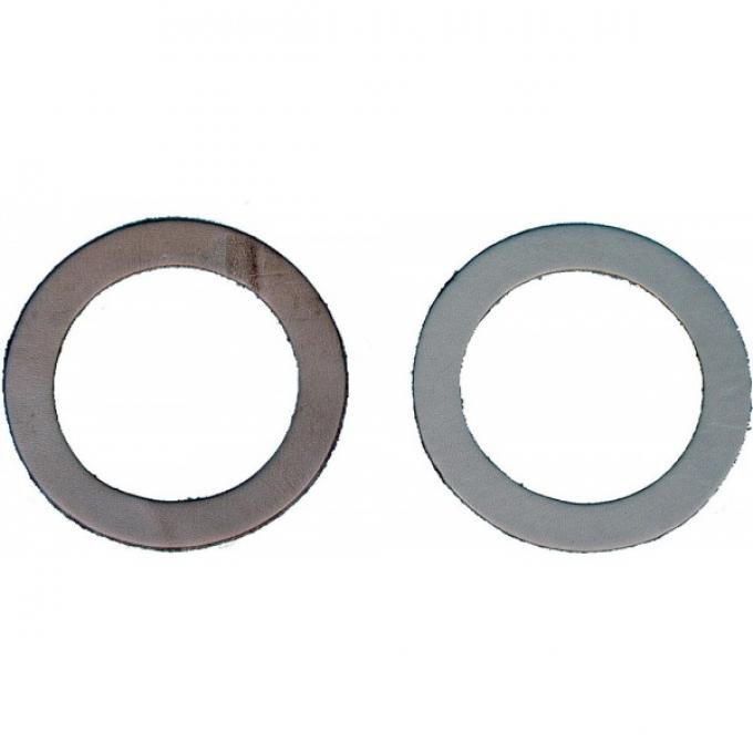 Camaro Steering Spindle To Brake Backing Plate Seals, Leather, 1967-1969