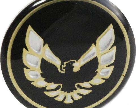 Firebird Shift Button Emblem For Cars With Automatic Transmission, Gold, 1976-1981